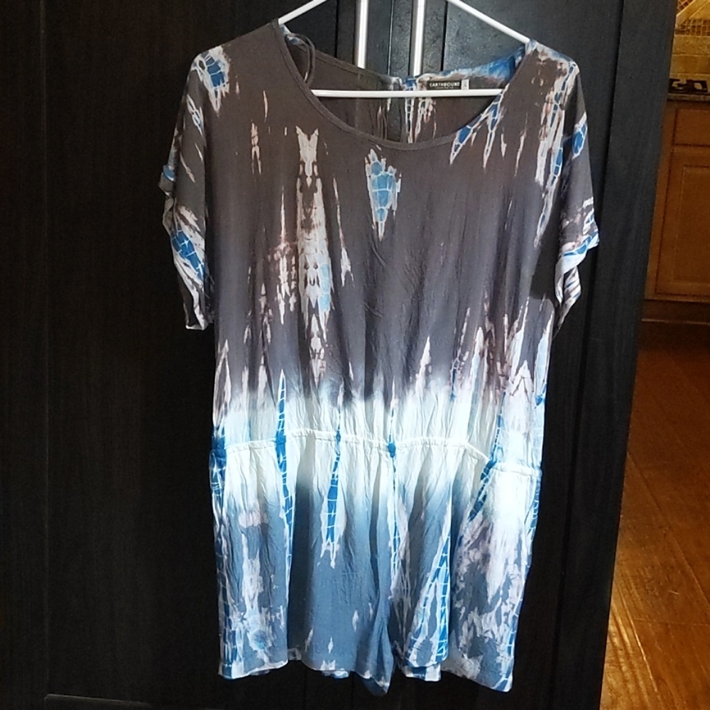 Tie dye pastel summer romper